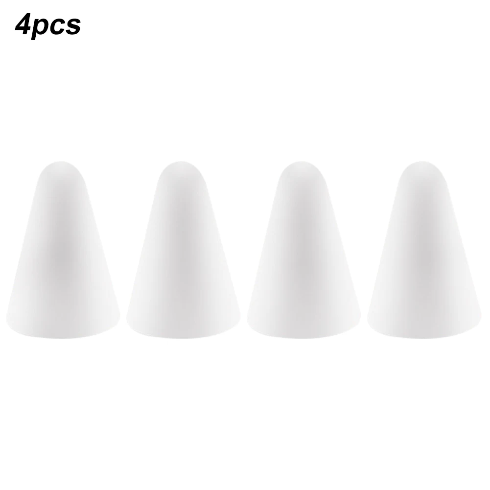

4Pcs Ultra Thin Nib Cover Non Slip Silicone Protective Mute Solid Universal Durable Replacement Tip For Apple Pencil 1st 2nd