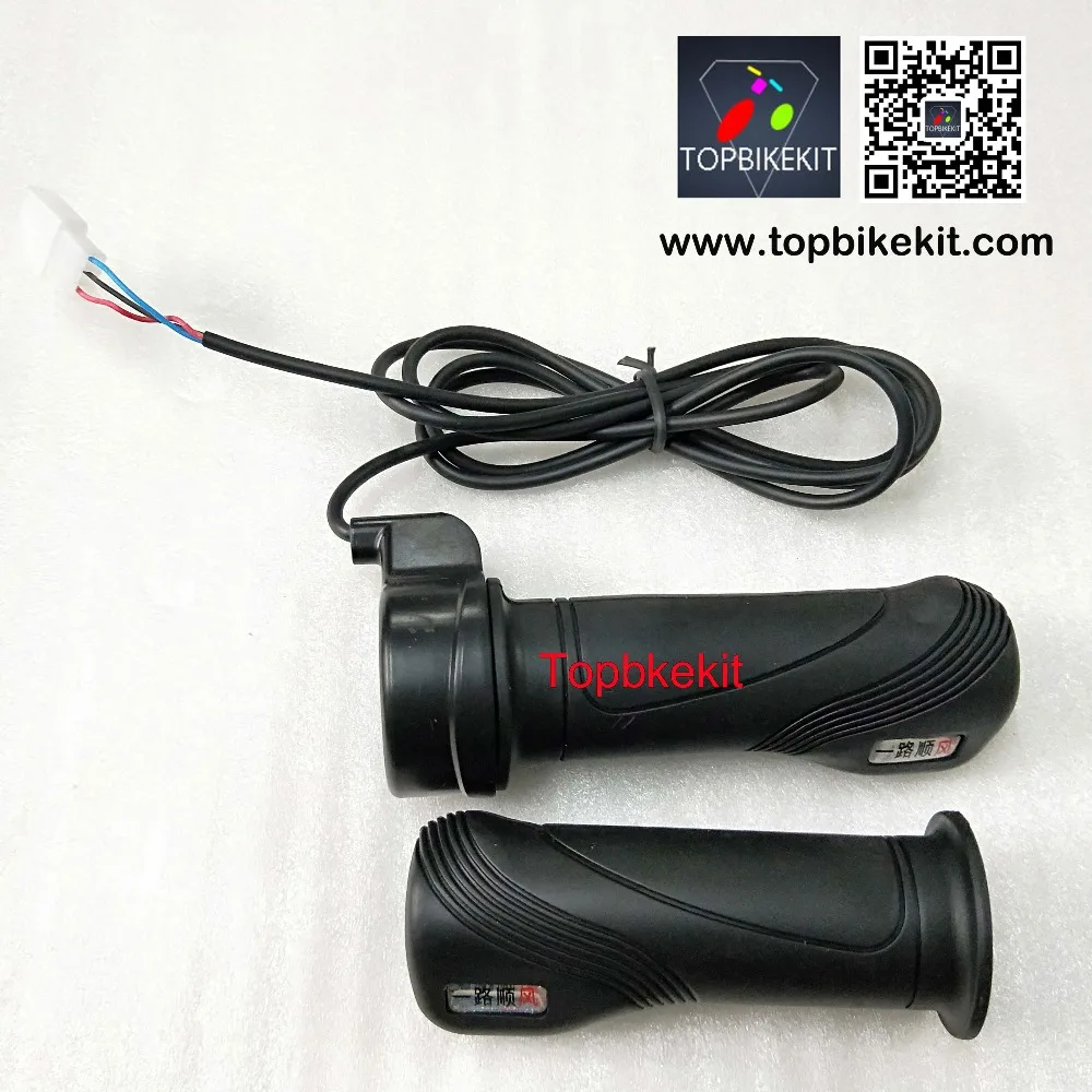Clearance A Pair of Ebike Twist Grip throttle 22.2mm Handbar for E-Scooter Electric bike ebike parts Length--1.5M 2 Clearance A Pair of Ebike Twist Grip throttle 22.2mm Handbar for E-Scooter Electric bike ebike parts Length--1.5M 2