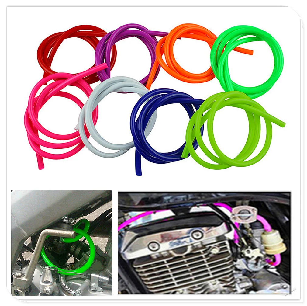new Motorcycle plastic Line Rubber Fuel Gas Oil Tube Hose Petrol Pipe FOR Kawasaki NINJA 300 250R ZX636R ZX6RR 400R | Автомобили и