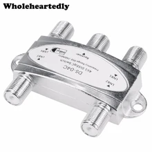 Nuovo a Banda Larga 4X1 Diseqc 2.0 Modello 4X1 W Premium Interruttore Satellitare Fta Piatto Lnb Ad Alto Isolamento interruttore per Ricevitore Satellitare