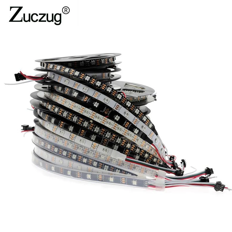 Ws2812b Led Strip 5050 Rgb Waterproof Ledstrip Ws2812 5m
