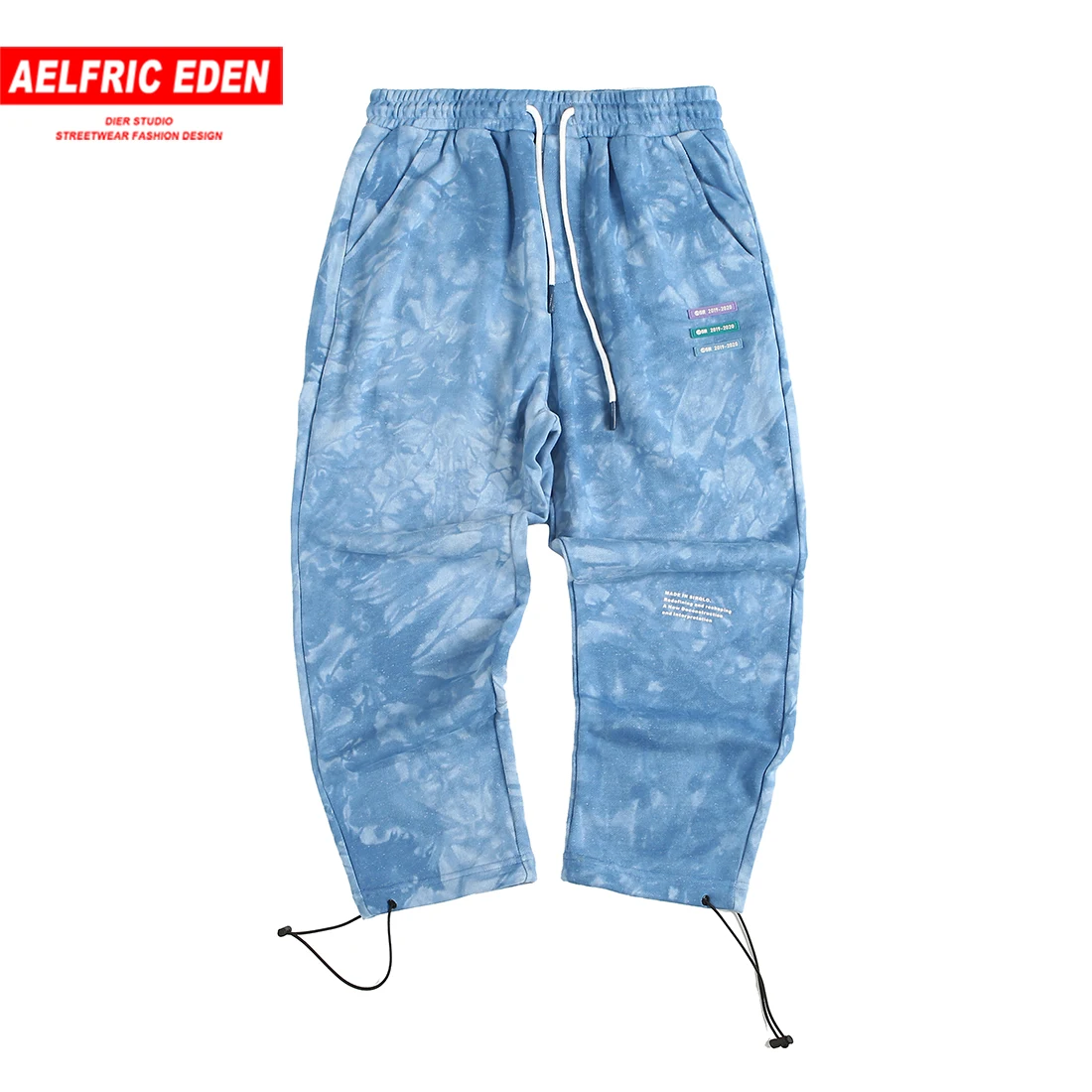 Aelfric Eden цветные штаны-шаровары с буквенным принтом Мужские хип-хоп уличные спортивные штаны с эластичной резинкой на талии Беговые брюки в повседневном стиле