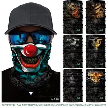 

Stylish Skull Face Mask Day of the Dead Hiking Ski Headwear Neck Gaiter Bandanas Windproof Magic Scarf Seamless Balaclava