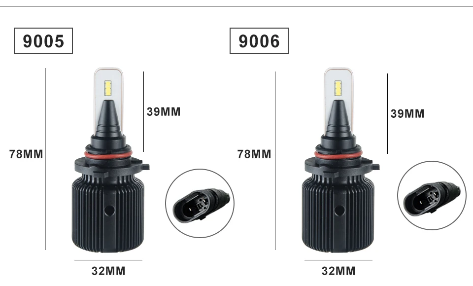 12V H7 Led Canbus H4 Car Headlight Bulb H1 H13 H11 8000LM Auto 9005 HB3 9006 HB4 9007 9004 6500k Led Automobiles Light Bulbs 24V (12)