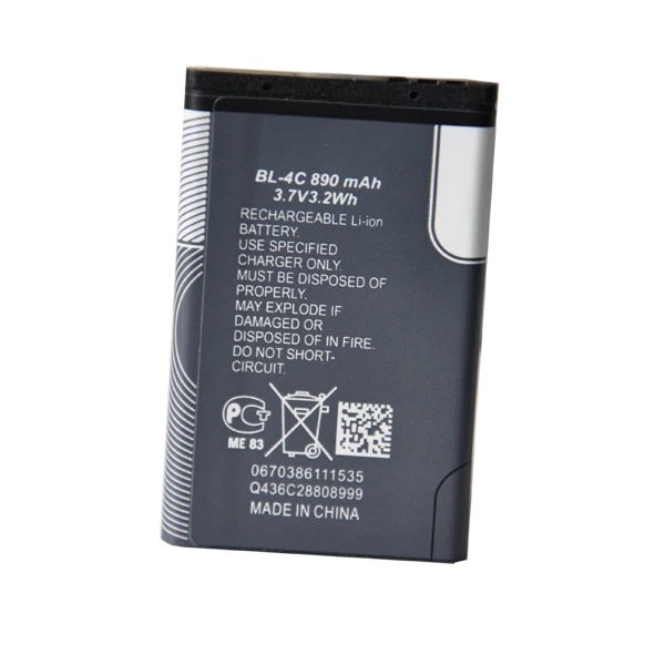 Ооз BL-4C телефон Батарея для Nokia BL 4C BL4C BL-4C 5100 6100 1202 1265 1325 Замена BL 4C Батарея