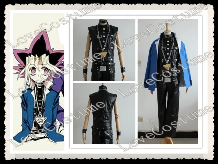Ю Ги о! Костюм для косплея Yu Gi Oh с изображением юги Муто Mutou изготовленный на