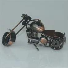 Модные аксессуары для поездок на мотоцикле, малые поделки крытого украшения для домашней обстановки Harley мини модель подарок на день рождения Железные украшения