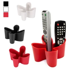 Remote Control Holder Rack Clover Desktop Jewelry Makeup Knife Pen Storage Box