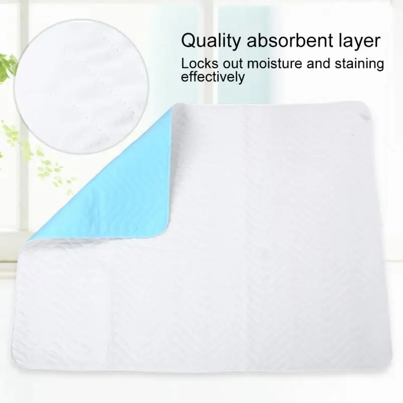 

Reusable Washable Pad An Absorbent Pad Nappy Changing Pad For Elder Baby Incontinence Pad Elder Bed Sheet Blue 72 95