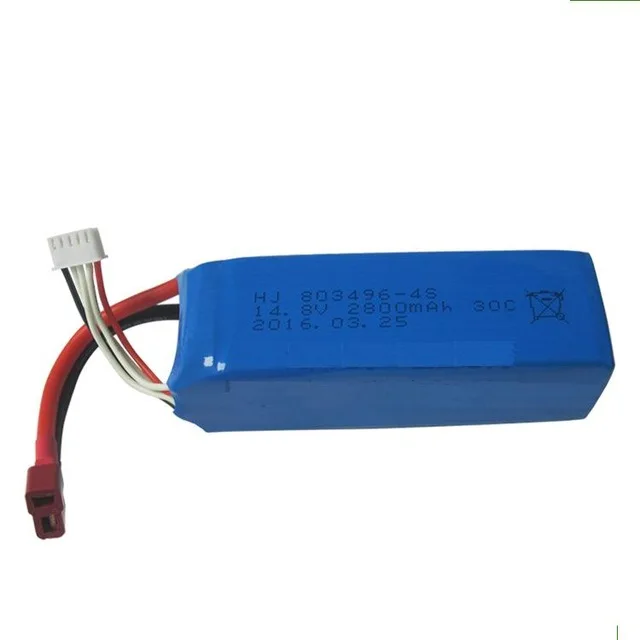 4s 14.8V 2800mAh 30C lipo battery for FT010 FT011 RC boat Helicopter Airplanes Car drone spare parts | Игрушки и хобби