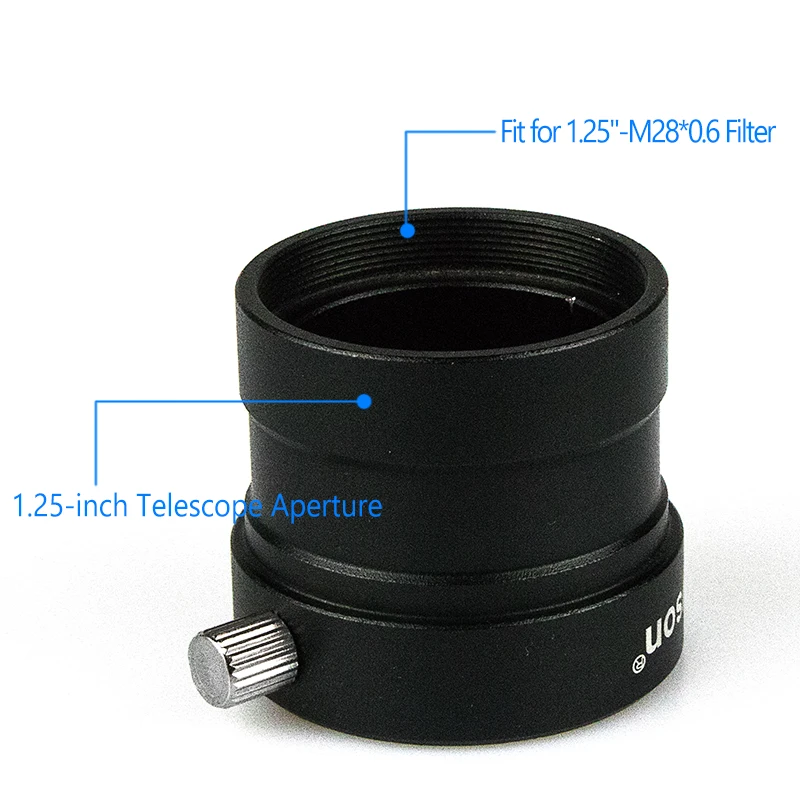 

Full Metal 1.25" To 0.965" Telescope Eyepiece Adapter 31.7mm To 24.5mm Mount Ring for Astronomy Monocular Binoculars Accessories