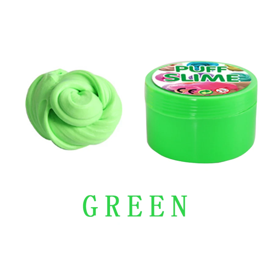 2018 Новое поступление Забавный 50 г DIY Хлопок слизь глины 3D пушистый Floam