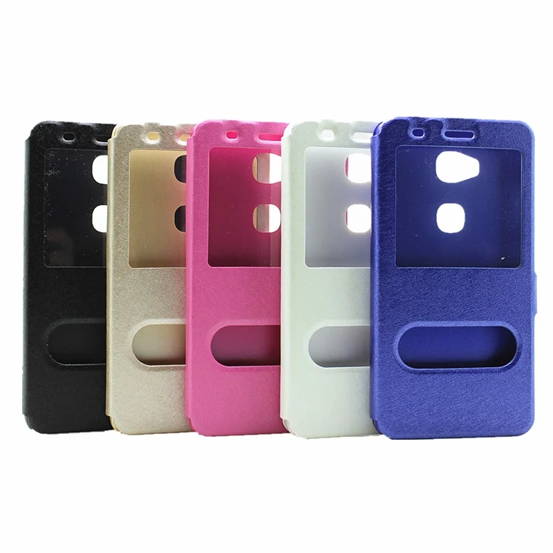 

For Huawei GR5 KII-L21 L22 L05 case window Flip PU leather Stand case For Honor 5x x5 5 X KIW-L21 L24 TL00 TL00H cover husing