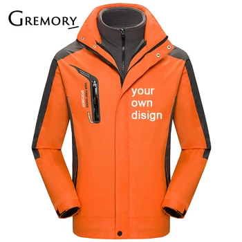 

2019 Your OWN Design Brand Logo/Picture White Custom Men and women outdoor jackets Plus Size Jacket Men Clothing HM1818 SA-8
