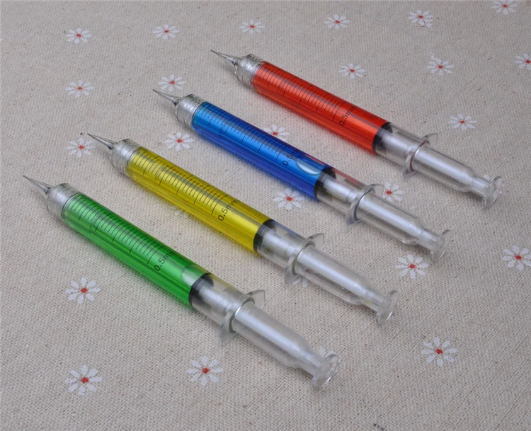 30pcs / lot ,0.5mm Needle Syringe mechanical pencils , Novelty Syringe mechanical pencil as school stationary 3