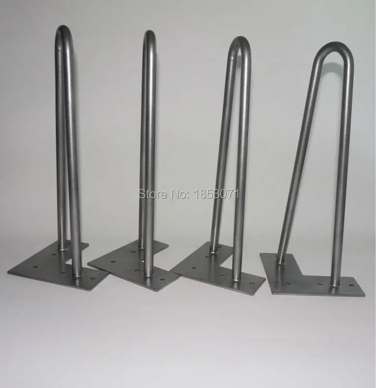Free Shipping 12 Hairpin Legs Table Feet 2 Rod Set Of 4 Metal