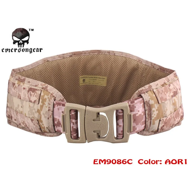 Emerson gear EM9086 Molle мягкий поясной ремень боевое снаряжение страйкбол армейский тактический охотничий пояс