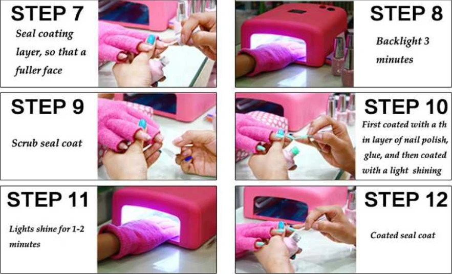 Лидер продаж 1 шт 120 s 36 Вт 110 В/220 В гель отверждения Nail Art УФ лампы (4x9 лампа 365nm) secadores