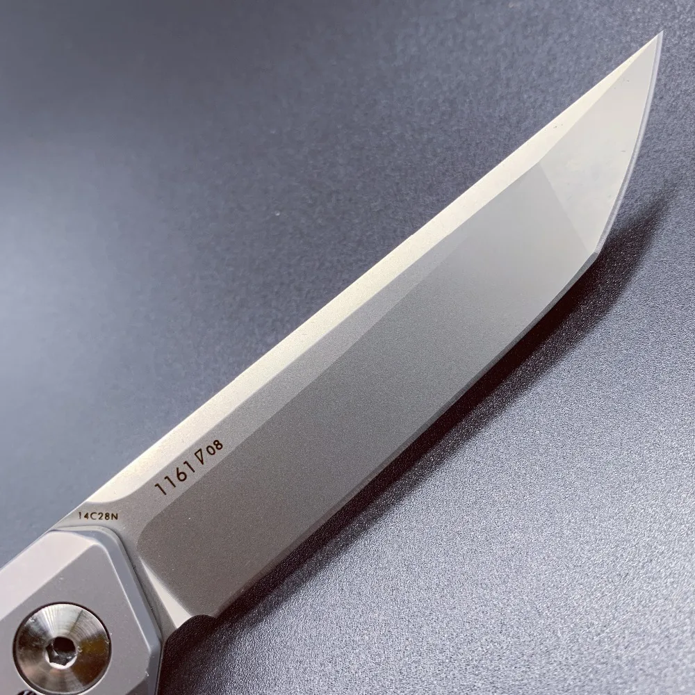 SANRENMU NEW 1161 Pocket Folding Knife 14C28N Blade Flipper Ball Bearing Outdoor Camping Survival HuntingTactics Tool EDC Knifes