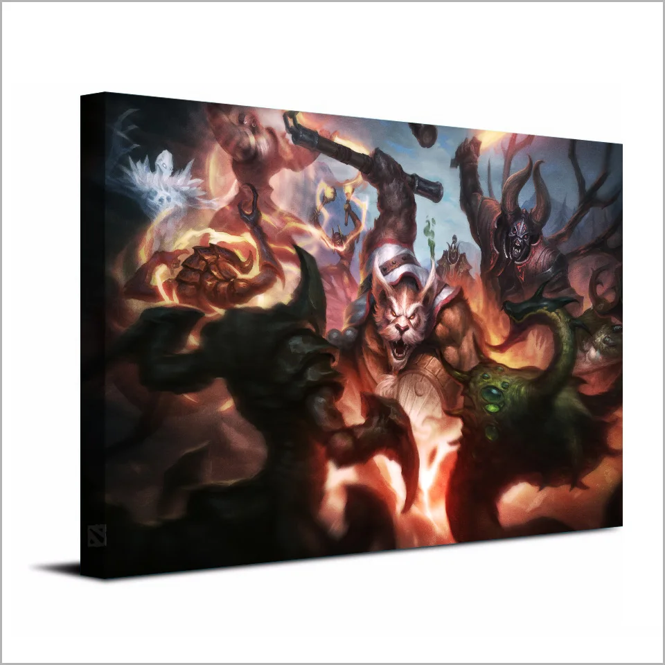  1 Piece Canvas Painting Dota Lucifer Doom Mangix Poster Wall Art and Prints Home Decor Wall Picture