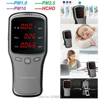 WP6910 PM1.0 PM2.5 PM10 미터 PM2.5 센서 테스터 HCHO 미터 공기 탐지기 충전식 리튬 배터리