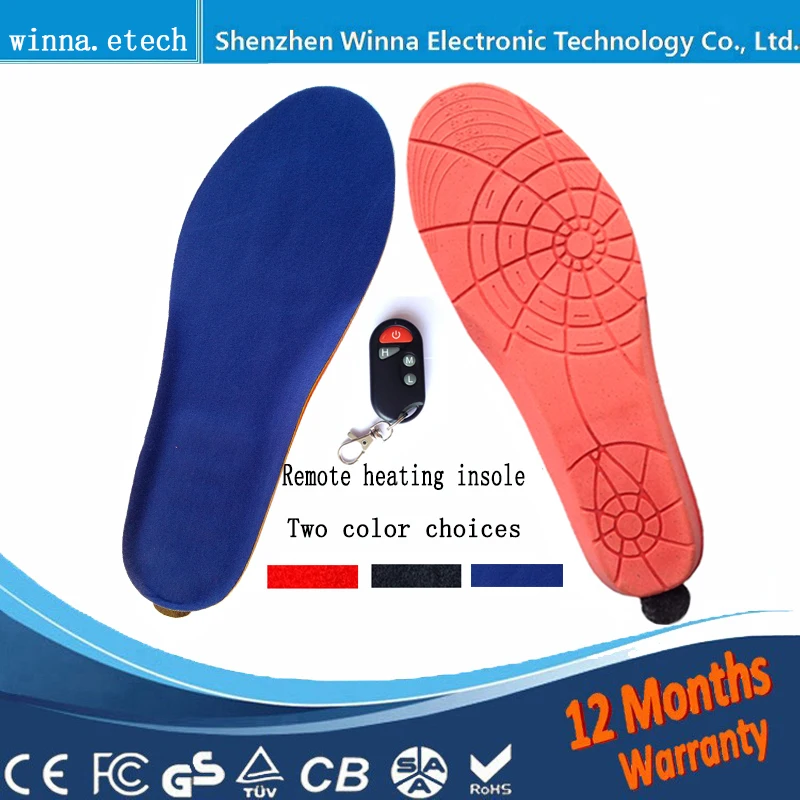 

NEW Electric Heated insoles Winter thick insole Wool Warm with fur keep feet warm and comfortable for men women Foam Material