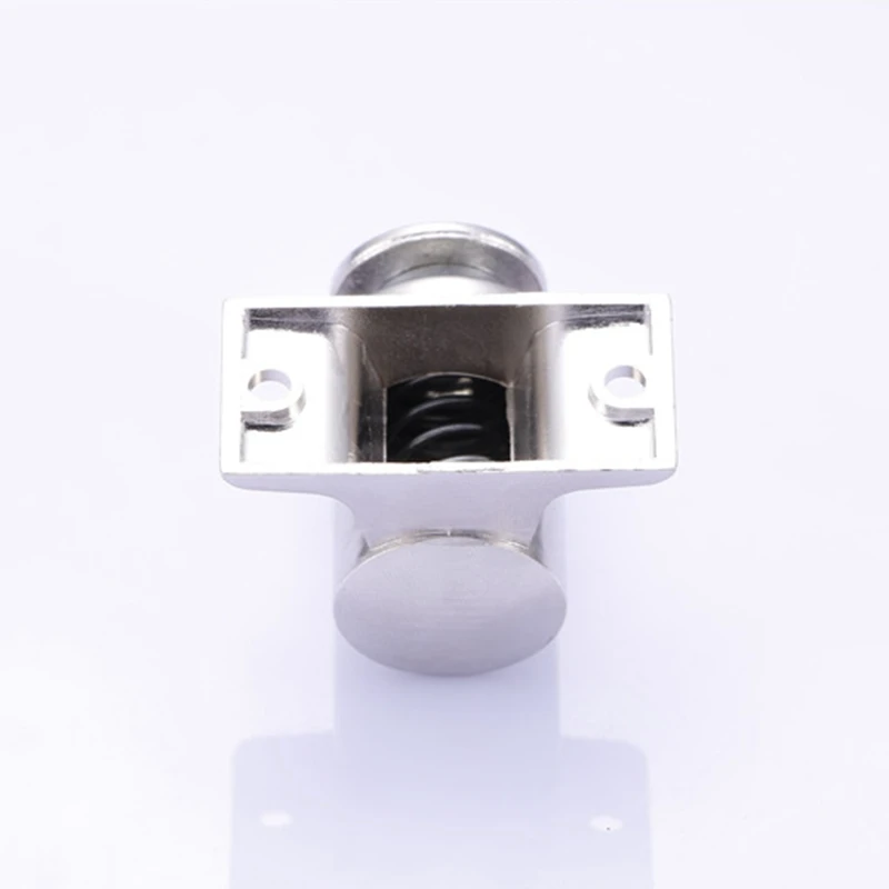 inc Alloy Magnetic Door Stop Holder Floor-mounted Stopper Stainless Steel Nickel Brushed For Furniture Hardware 4