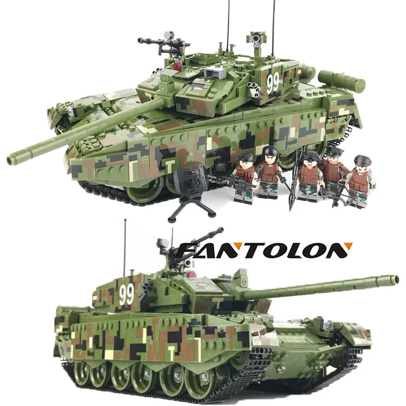 

Main Battle Tank Legoelys TYPE 99 MADE IN CHINA Minitary Army Soldiers Building Blocks Model Sets Bricks Children Toys 1339pcs
