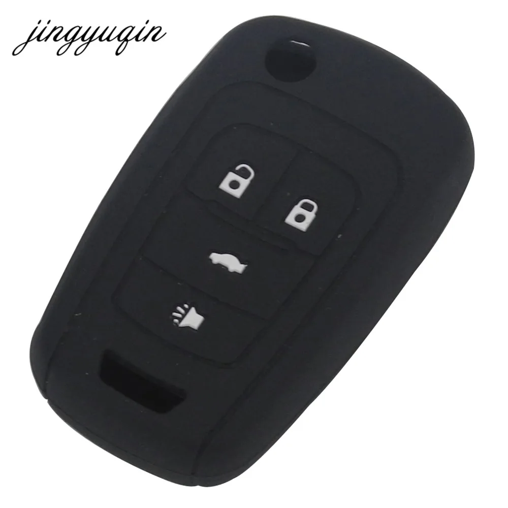 Jingyuqin 30 шт. 4BTN силиконовый чехол для ключей Vauxhall Opel Insignia Astra J Zafira C Mokka Buick Chevrolet