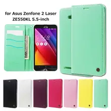 Рев Корея Coque для Asus Zenfone 2 Laser ZE550KL случаев только один Флип кожаный бумажник чехол для Asus Zenfone 2 лазер ZE550KL