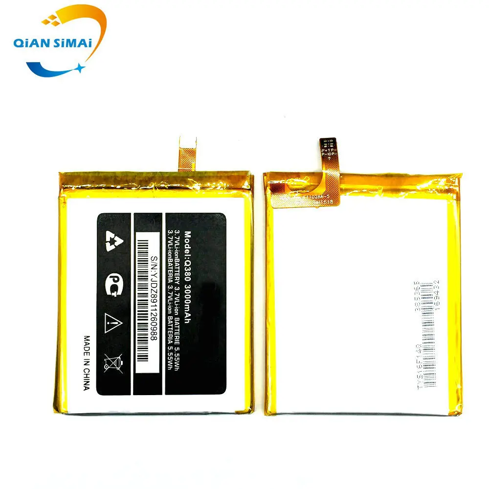 

QiAN SiMAi 3000mAh Micromax q380 New original High Quality Battery for Micromax q380 A107 mobile phone in stock+ Free shipping
