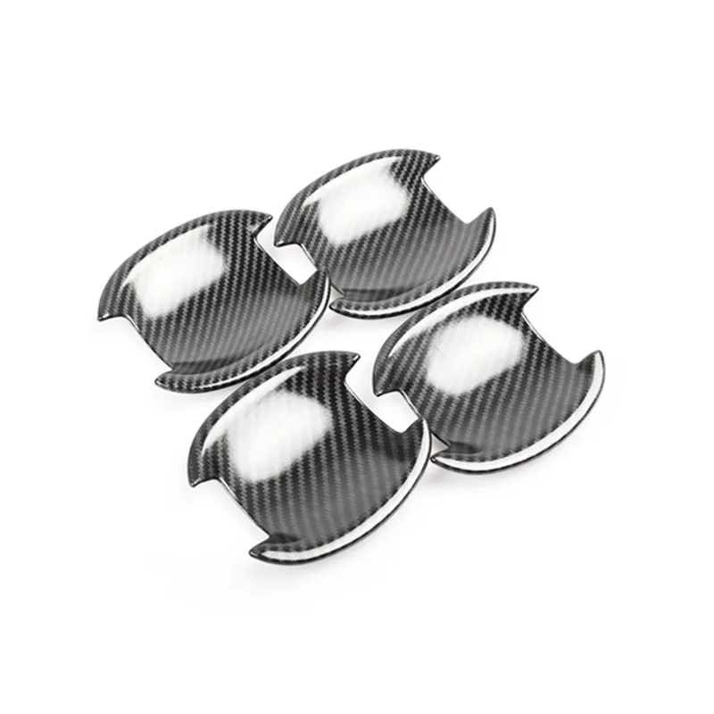 For Bowl Накладка на дверную ручку автомобиля из углеродного волокна для Nissan Tiida 2011 2012 2013 Аксессуары для укладки - Цвет: For Bowl