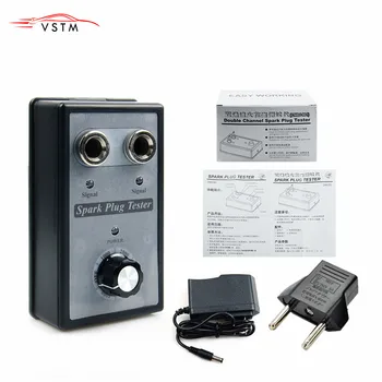 

2020 Hot Selling Car Spark Plug Tester with Adjustable Double Hole Detector Ignition Plug Analyzer