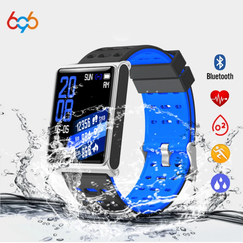 

696 N98 Color Smart Watch Waterproof Smart bracelet Blood Pressure Heart Rate Smart Wristband Fitness Tracker Smart