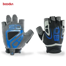 Boodun 1 пара бодибилдинга фитнес перчатки для занятий тяжелой атлетикой спортивные тренировочные перчатки упражнения тренировка противоскользящие перчатки