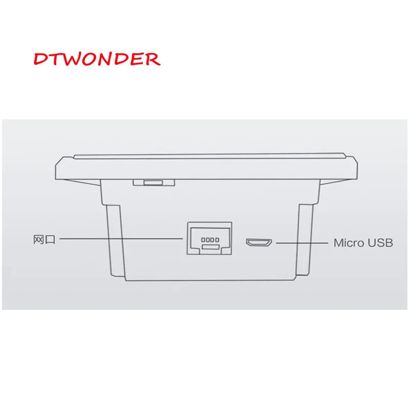 access card reader DTWONDE QR Code rfid Reader USB 125khz Wiegand Sensor Proximity Tempered glass Automatic Sensing DT008 magnetic door lock with keypad