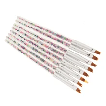 8 шт инструмент для нанесения точек на ногти ручка для ногтей набор кистей для рисования дизайн ногтей рисунки Дотсом Рисование, полировка инструменты в виде кисточек-ручек