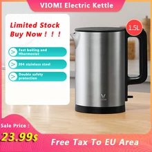 Xiaomi VIOMI Pro 1.5L Electric Kettle Intelligent Thermostat Anti-scalding Household 304 Stainless Steel Electric Kettle 1800W цена Xiaomi VIOMI Pro 1.5L Electric Kettle Intelligent Thermostat Anti-scalding Household 304 Stainless Steel Electric Kettle 1800W цены онлайн
