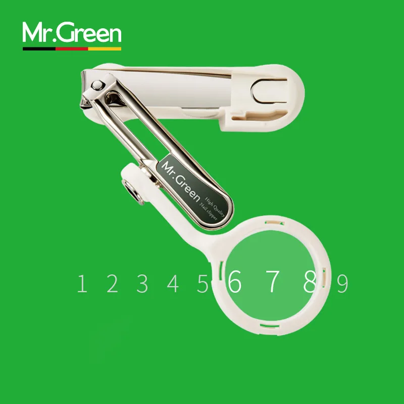 Tosquiadeira de Unhas com Lupa para o Homem Avançada os Idosos Dedo do pé e Dedo Senhor Verde Adulto Cinto Velho Resina Tesoura Faca 2 High Quality Beleza e saúde