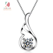 Angle's перо серии модное сексуальное ожерелье фестиваль подарок Мода lingdong бренд серебро 925 ювелирные изделия кулон