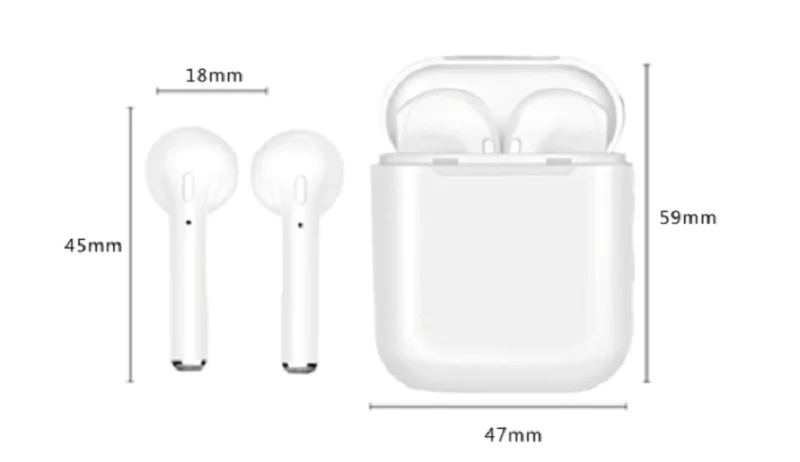 I8x tws Wireless Bluetooth Earphones Audifonos stereo Earbuds 20 