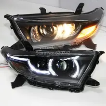 2012-2013 для Highlander светодиодный фонарь angel eyes PW type