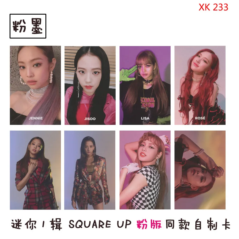 

BLACKPINK MINI1 Album SQUARE UP Homemade Signature Card Small Card