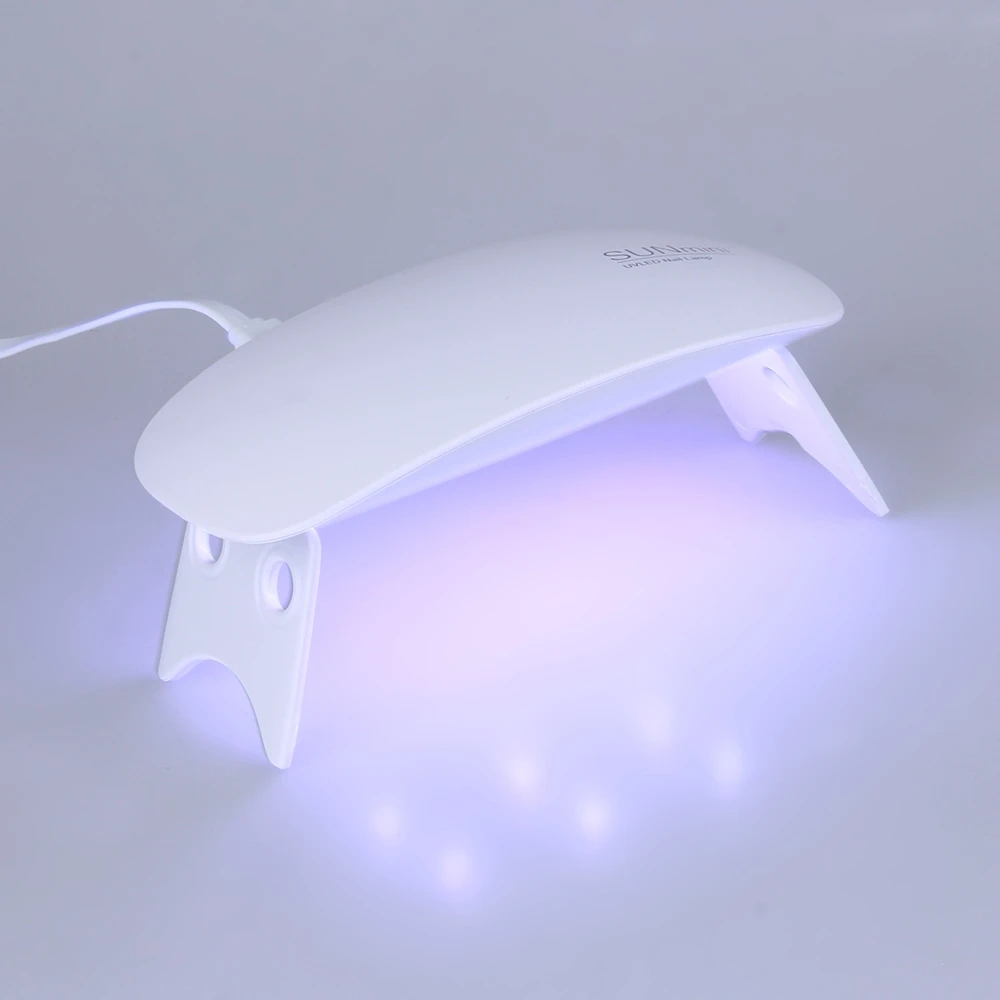Sunuv 6 Вт Мини UV LED лампы для ногтей сушилка Портативный USB кабель премьер подарок