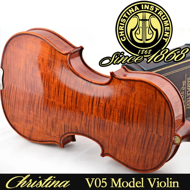 Cheap Free shipping professional violin Christina V05-New,violino 4/4,handmade wood violins musical instruments,violin case,bow,rosin