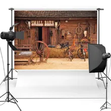 Fotografia Vinil pano de Fundo Para A Família de Cowboy Novo Tecido de Flanela Pano de Fundo Para Crianças photo studio F2740