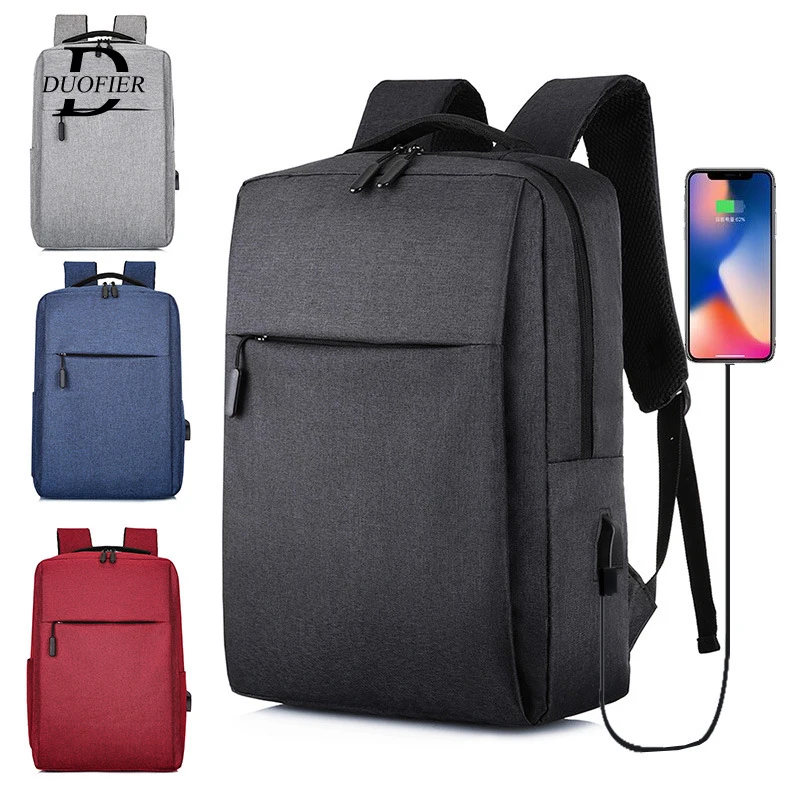 

DUOFIER Backpack Laptop Backpack USB Charging Backbag Travel Daypacks Male School Bookbag Leisure Backpack Anti Theft Mochila