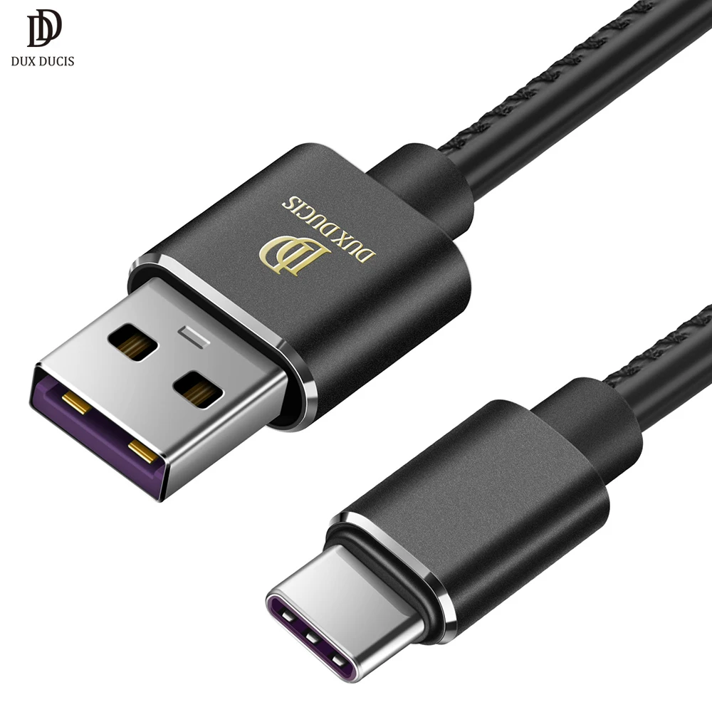 DUX DUCIS 5A USB Type C супер зарядный кабель для Huawei P20 Pro P10 Mate 10 Type-C Xiaomi Samsung USBC шнур |