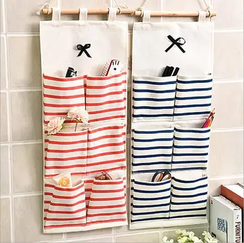 

Wall Mounted Storage Bag Hanging Bathroom Kitchen Space Combined Creative Wall Hanging Behind Door Storage Bag