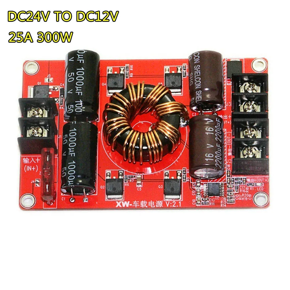 DC24V To DC12V 10A 120W Step Down Power Supply Converter Regulator Module New
